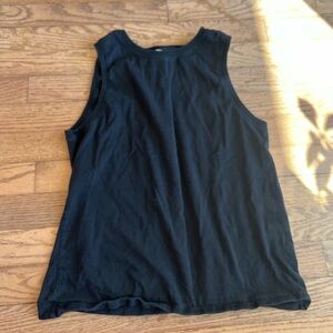 Zara Classic Black Sleeveless Muscle Tee